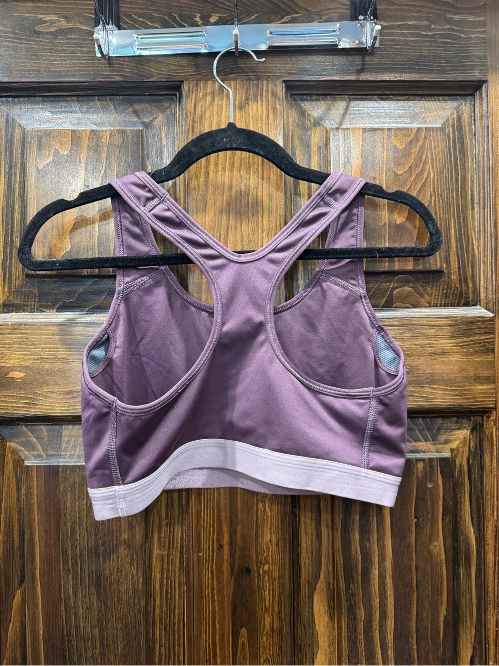 Nike Mauve Racerback Sports Bra with Light Band - Picture 2 of 3